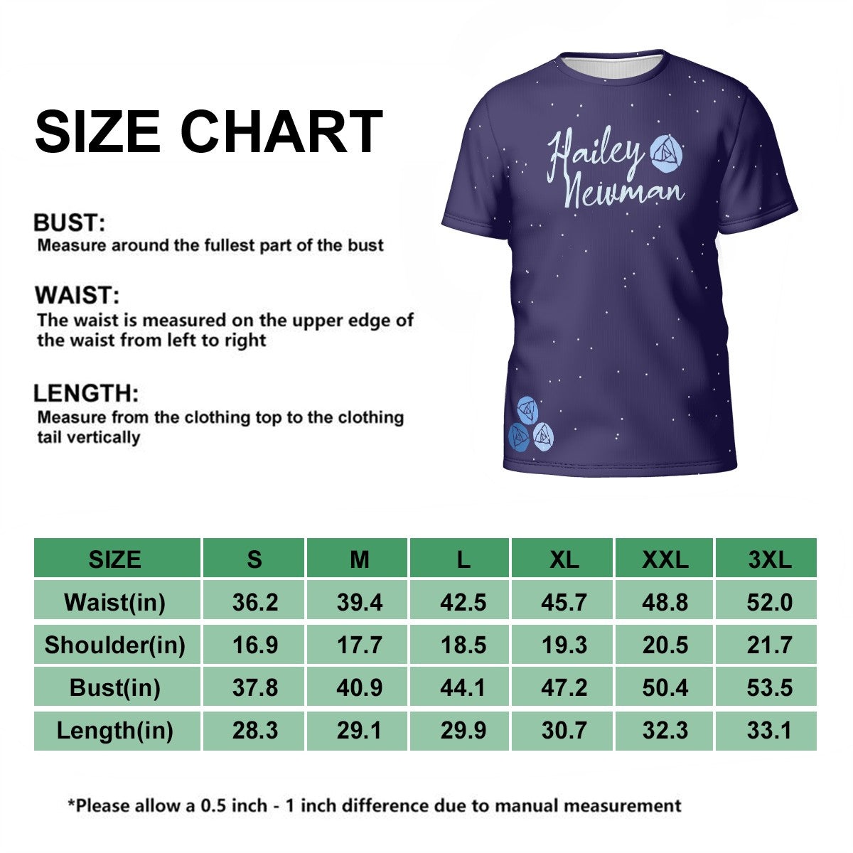 Hailey Newman (Blue Var.) | Unisex T-Shirt