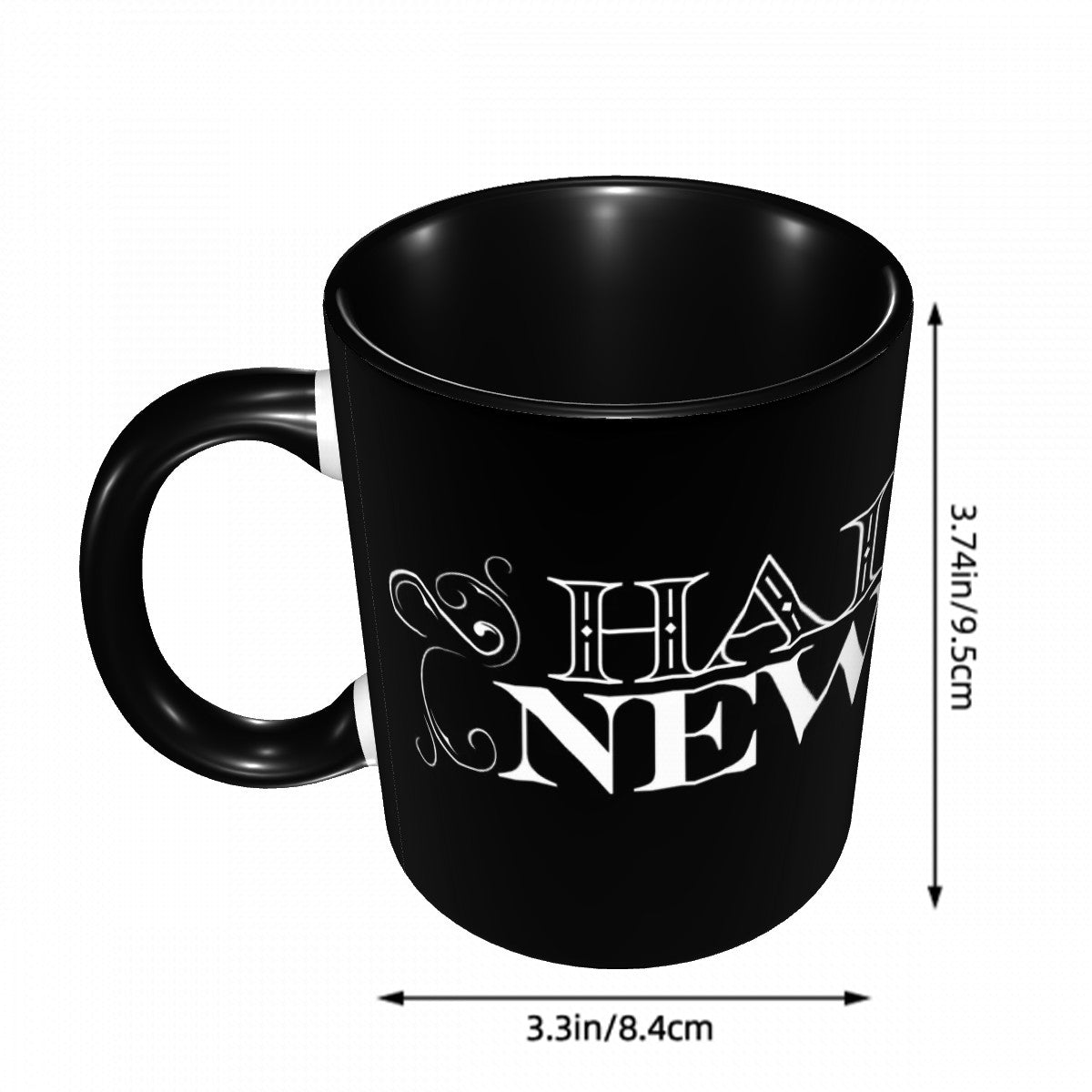 Hailey Newman | Two Tone Coffee Mug (Black)