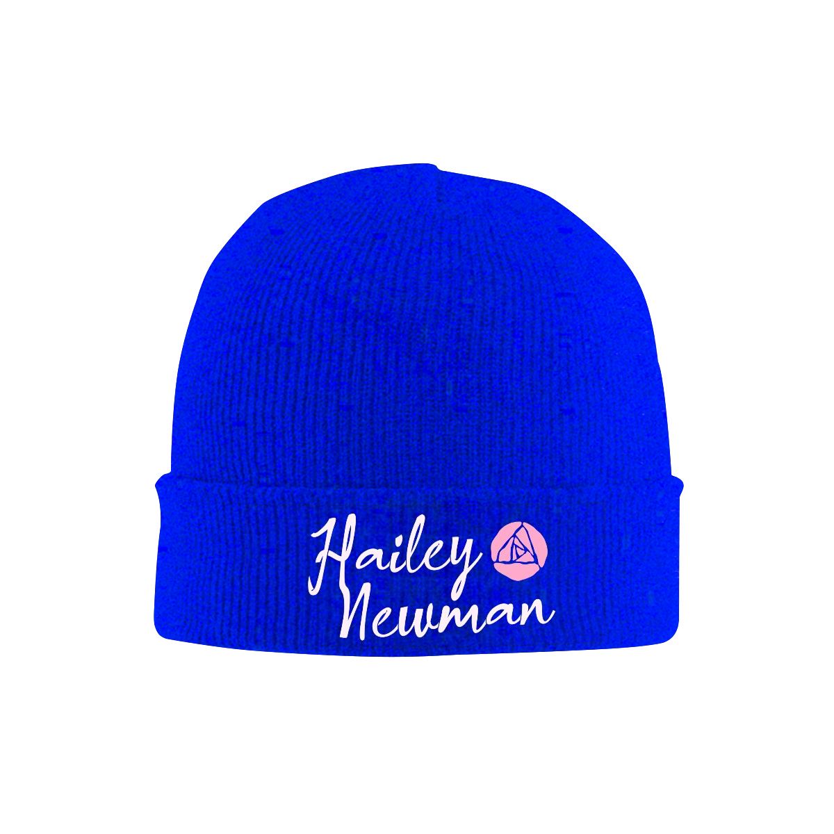 Knit Hat with Heat Transfer Patch