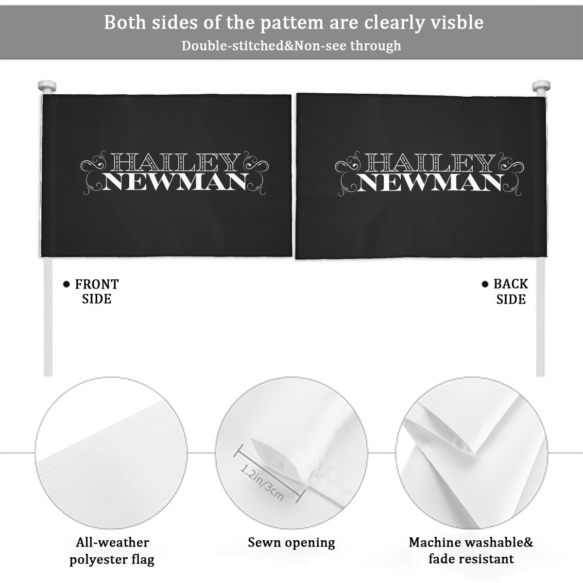 Hailey Newman | Car Flag