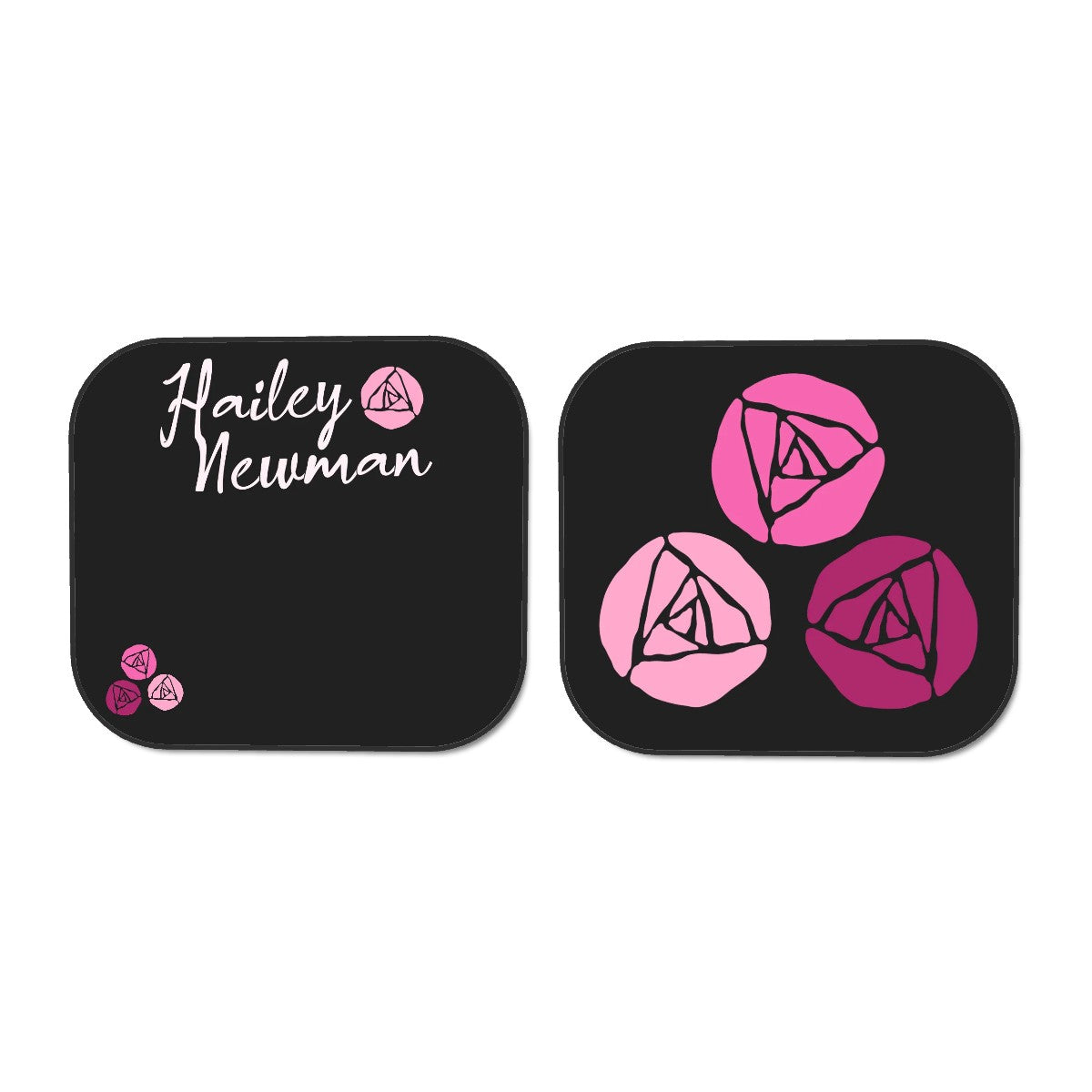 Hailey Newman | Foldable Front Windshield Sun Shade 2 pcs