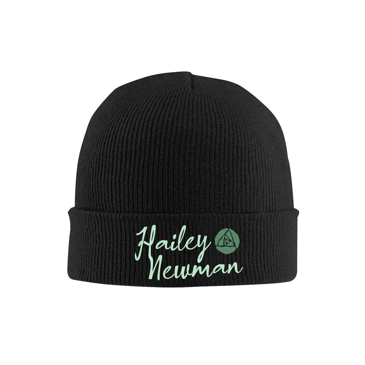 Knit Hat with Heat Transfer Patch