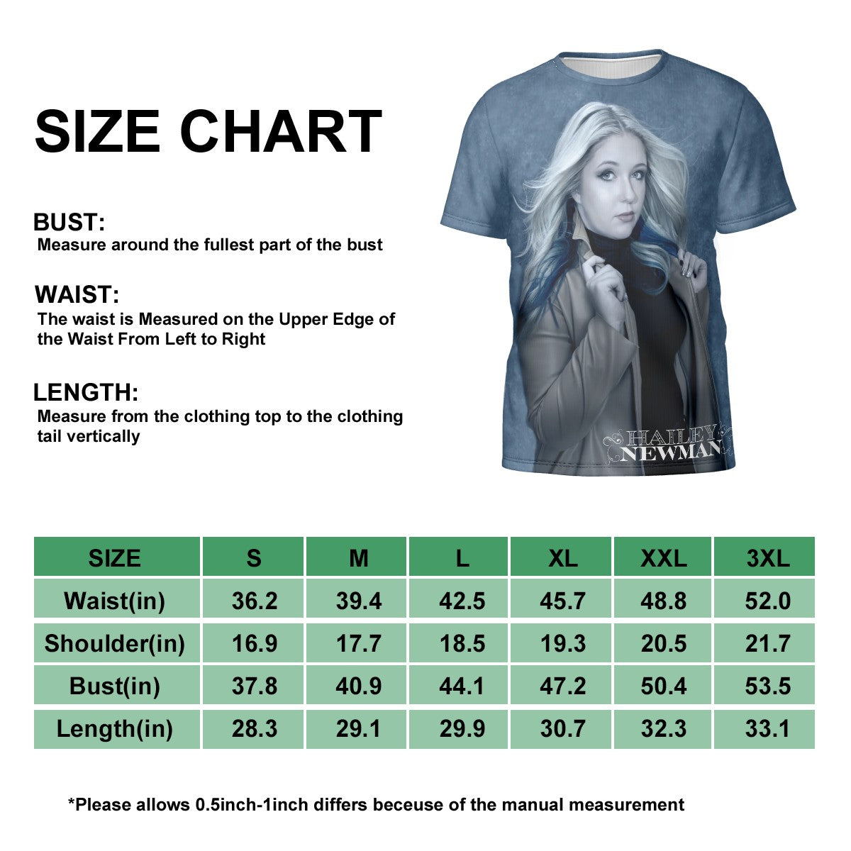 Unisex | Hailey Newman | T-Shirt (All-Over Print)