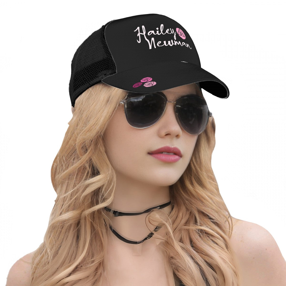 Hailey Newman | Mesh Baseball Cap (Full Pattern)