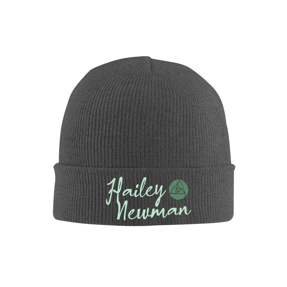 Knit Hat with Heat Transfer Patch