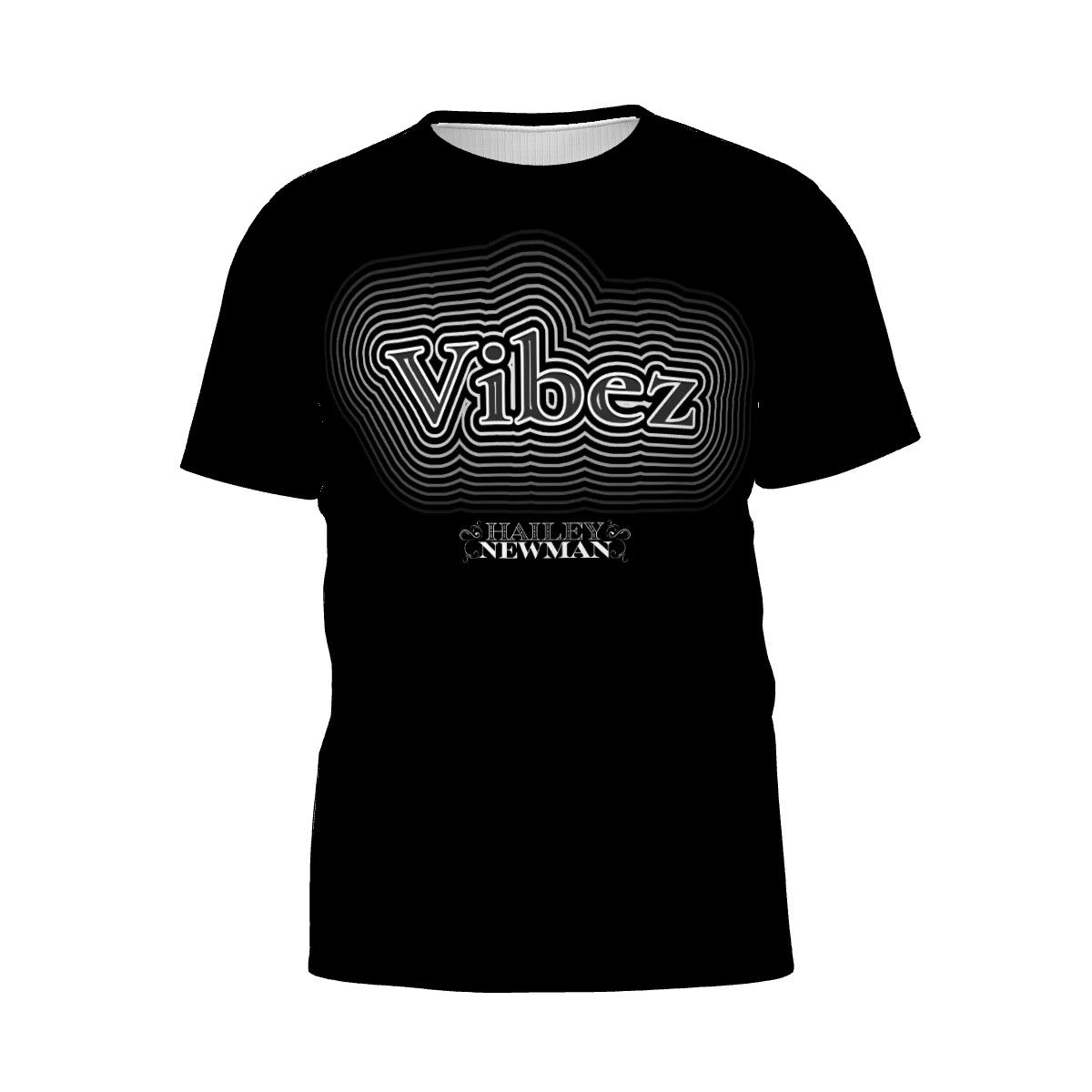 Unisex Hailey Newman Vibez T-Shirt (Black)