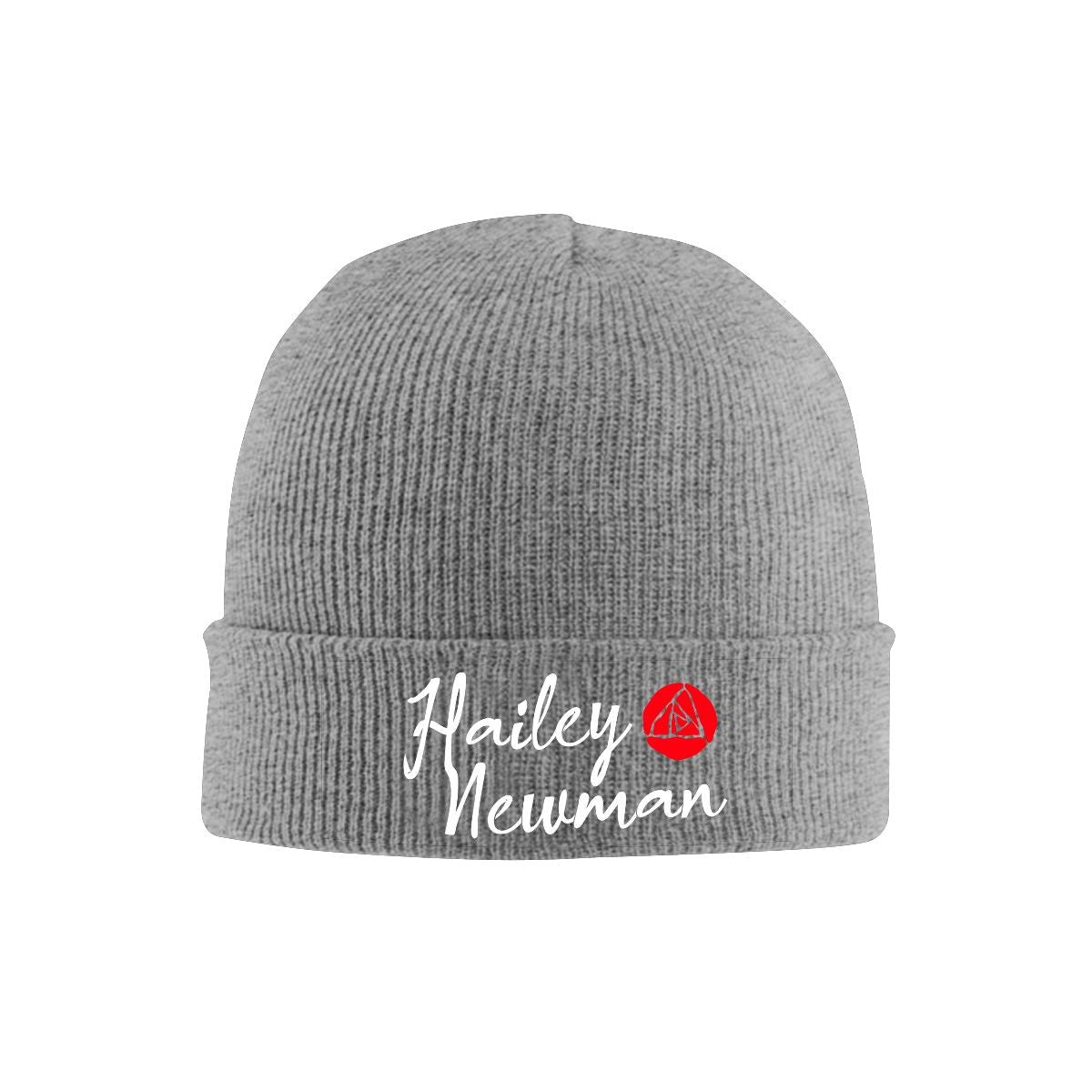 Knit Hat with Heat Transfer Patch
