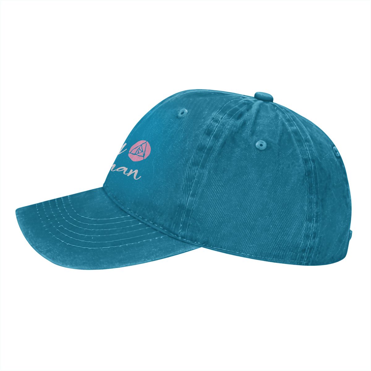 Unisex Washed Denim Baseball Cap