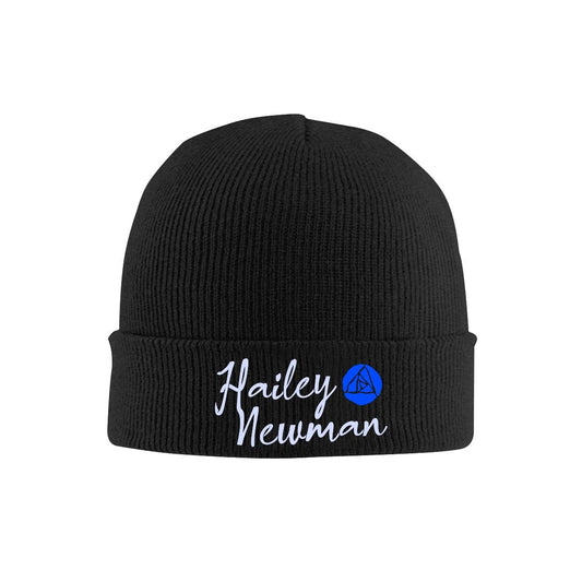 Knit Hat with Heat Transfer Patch
