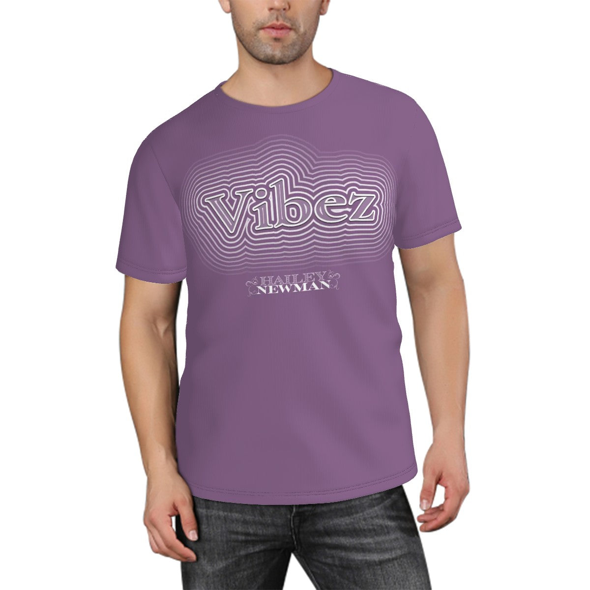 Unisex Hailey Newman Vibez T-Shirt (Purple)
