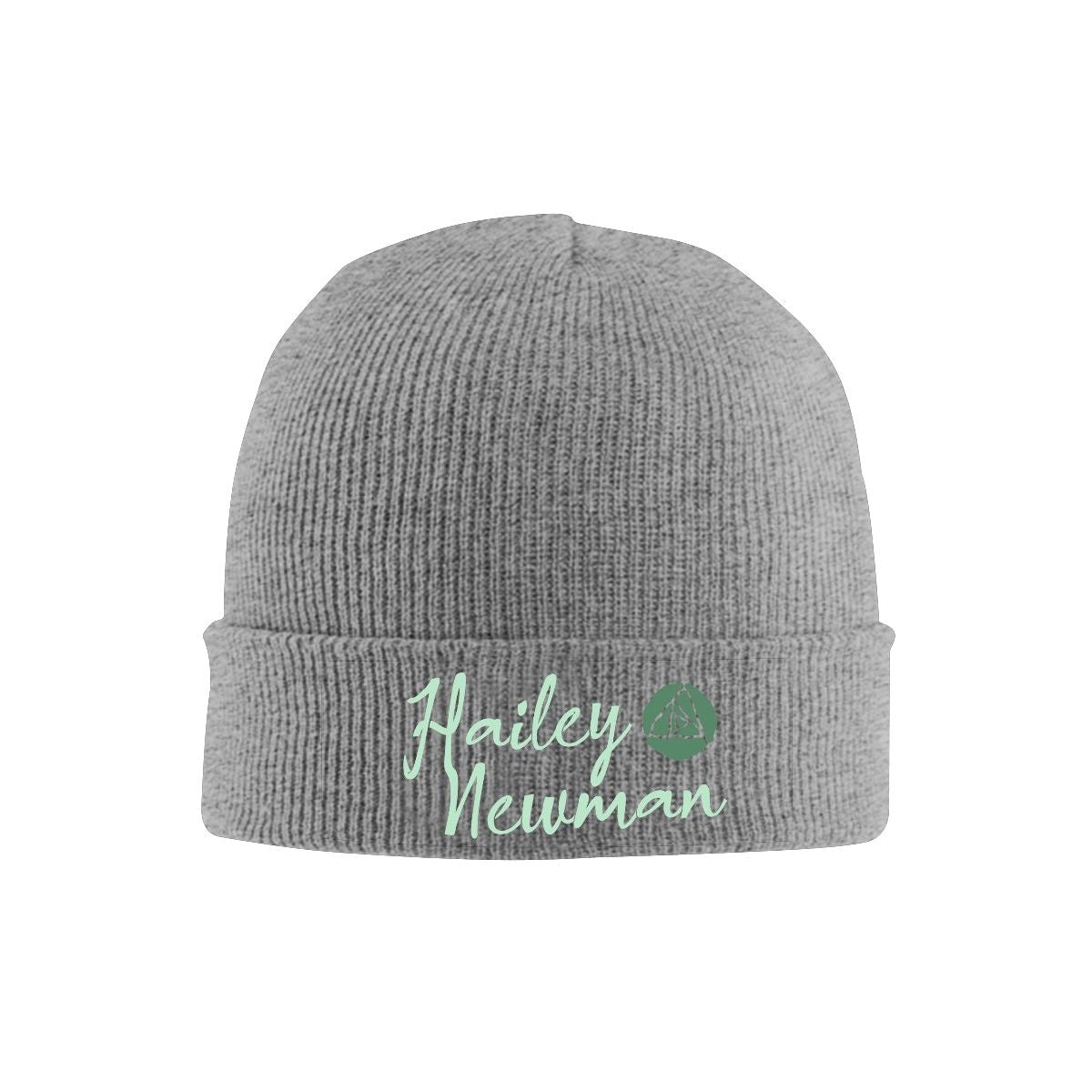 Knit Hat with Heat Transfer Patch