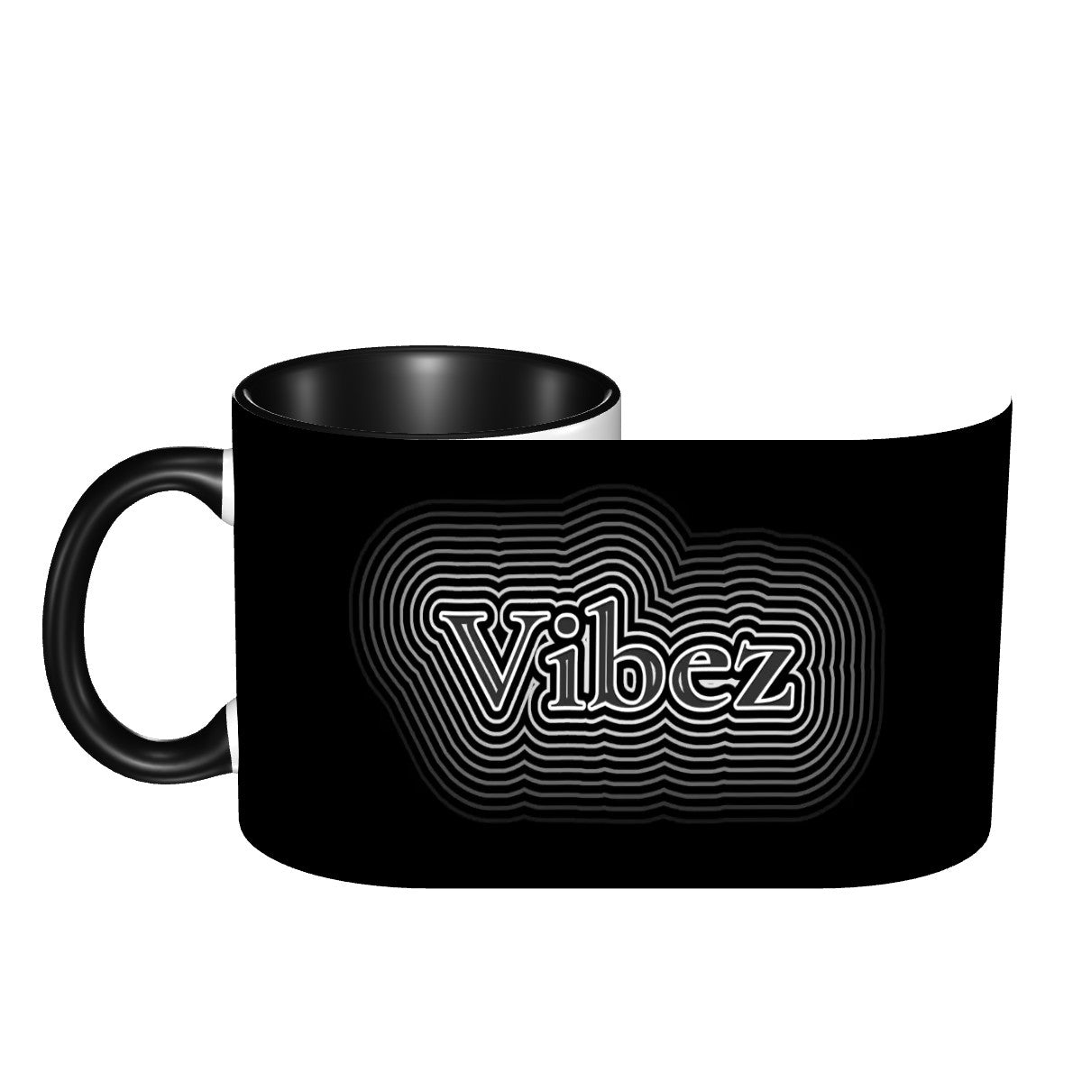 Vibez | Two Tone Coffee Mug (Black)