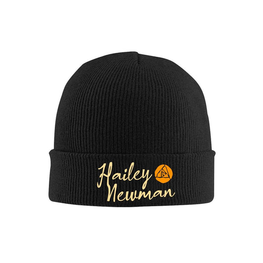 Knit Hat with Heat Transfer Patch