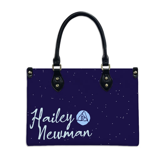 Hailey Newman (Blue Var.) | PU Tote Bag