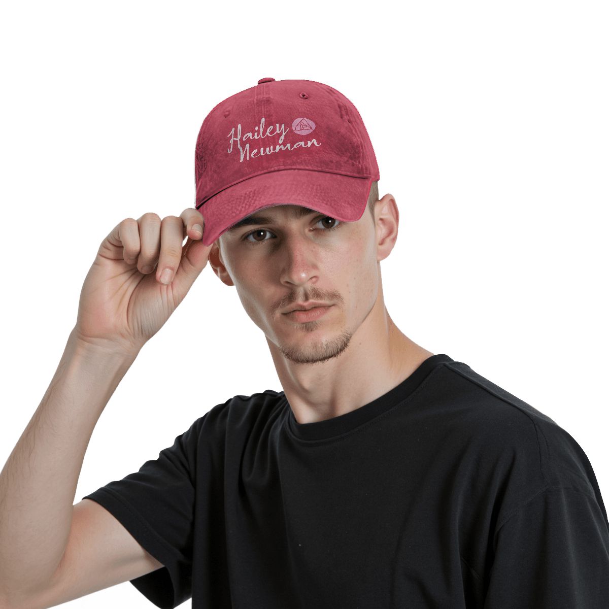 Unisex Washed Denim Baseball Cap