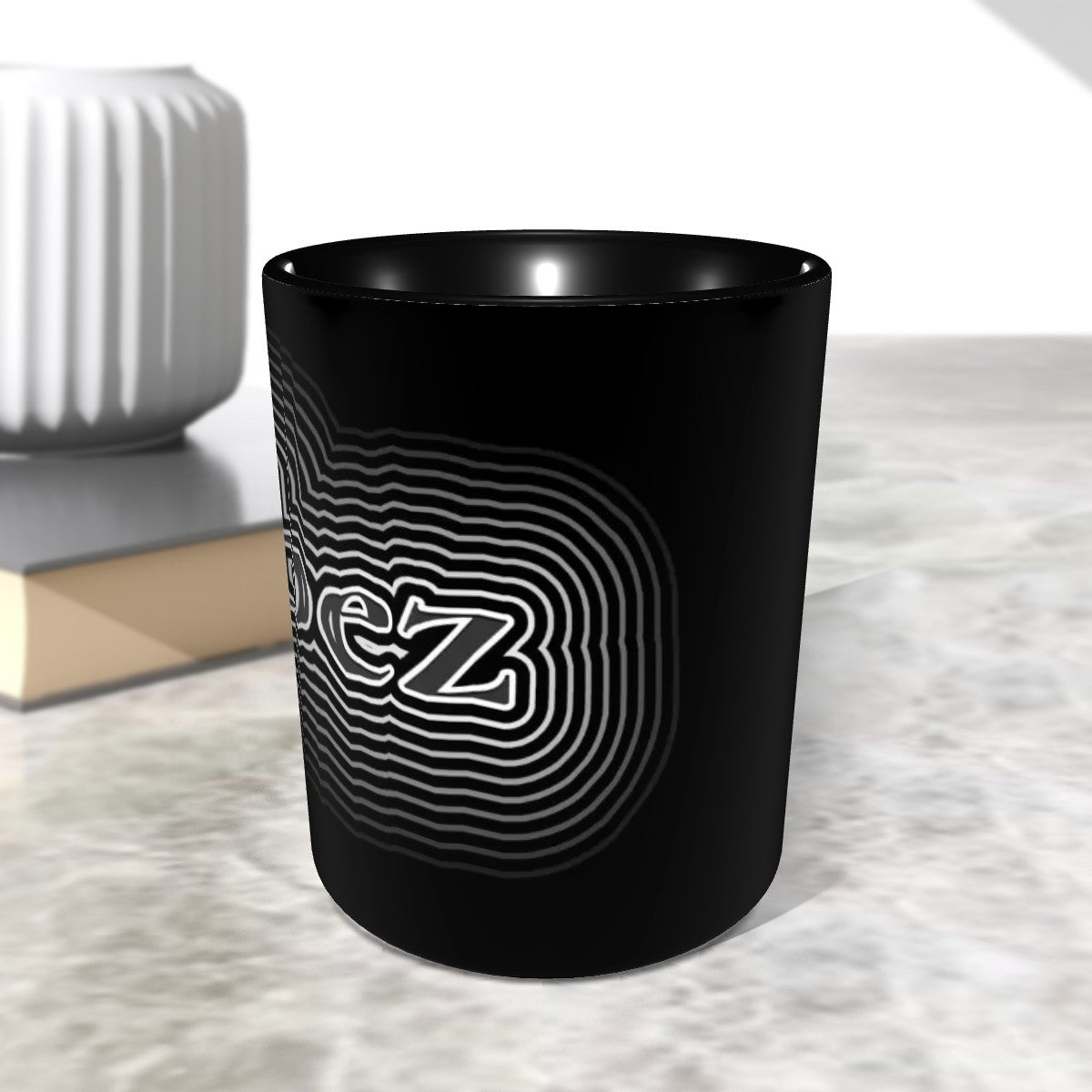 Vibez | Two Tone Coffee Mug (Black)