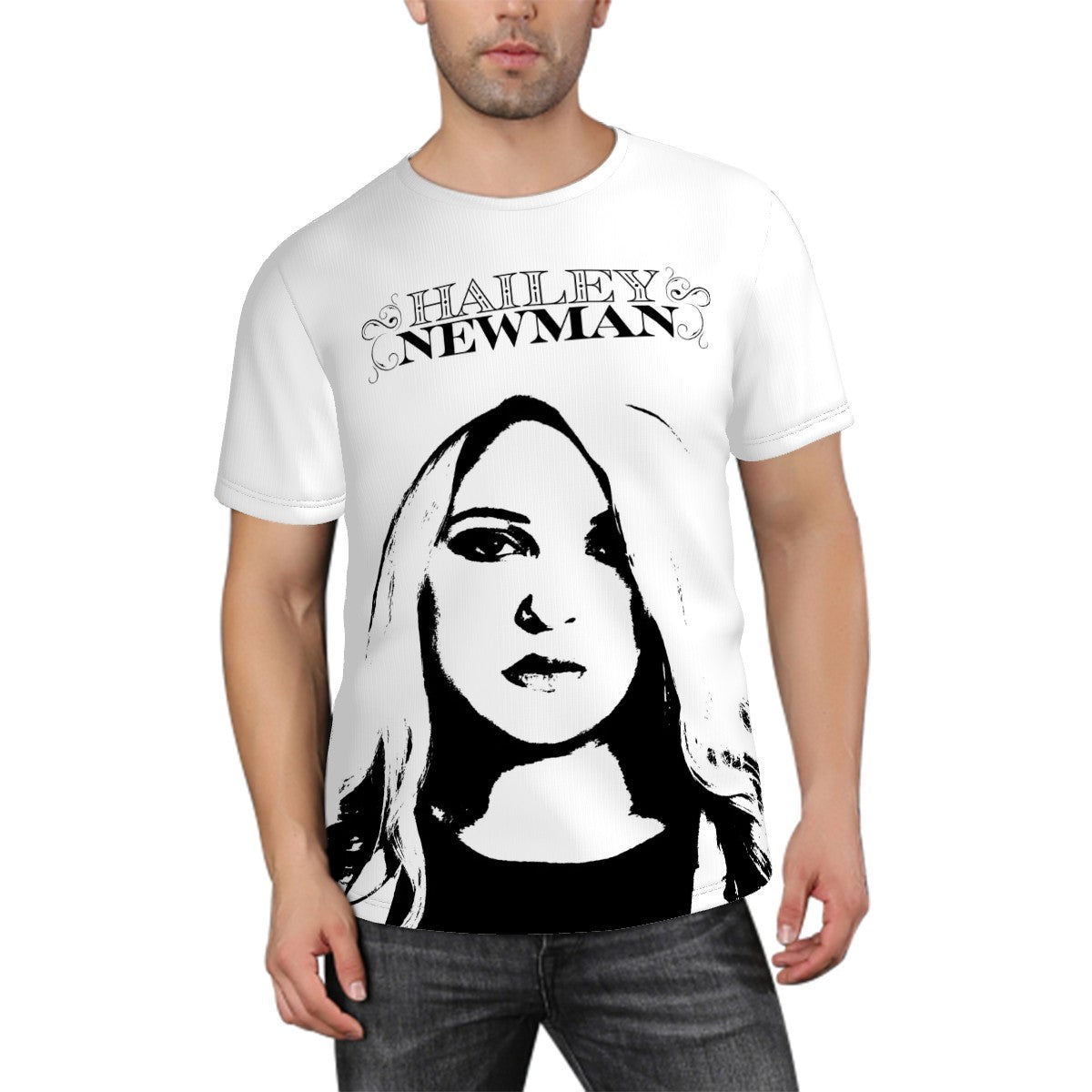 Unisex Hailey Newman T-Shirt (White)