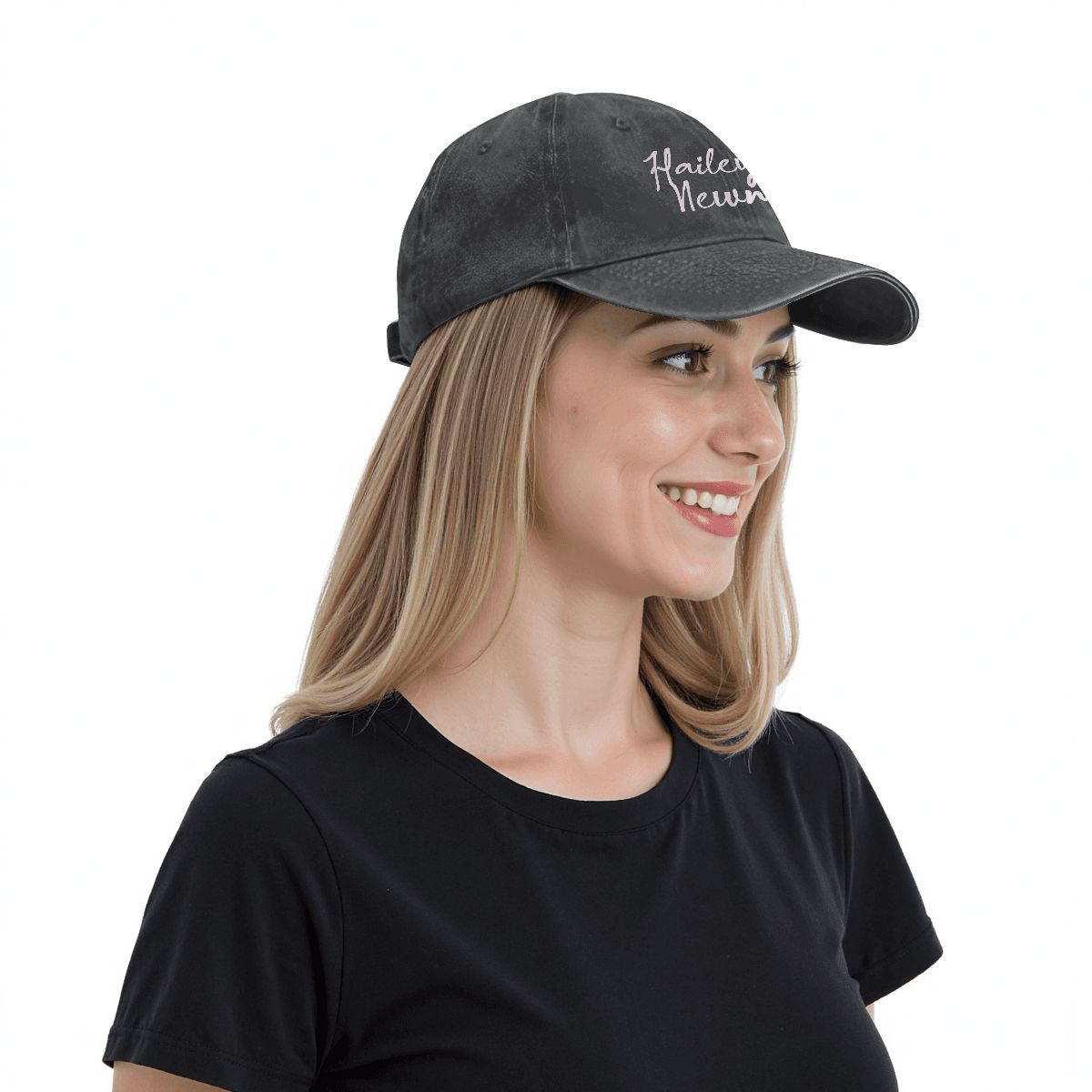 Unisex Washed Denim Baseball Cap