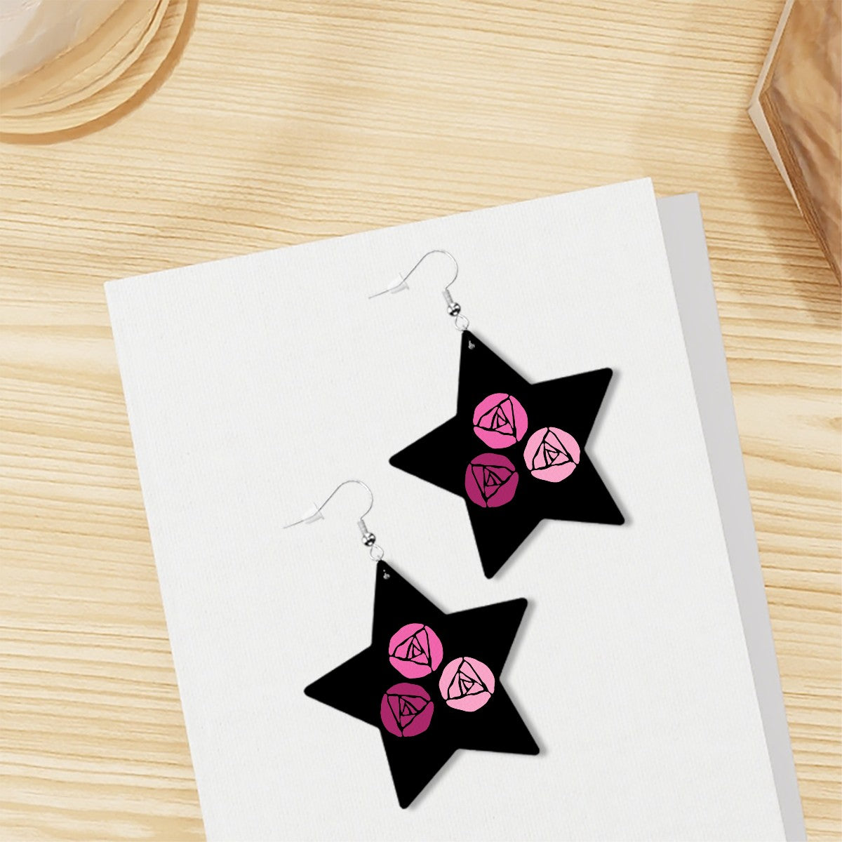 Hailey Newman | Leather Star Earrings