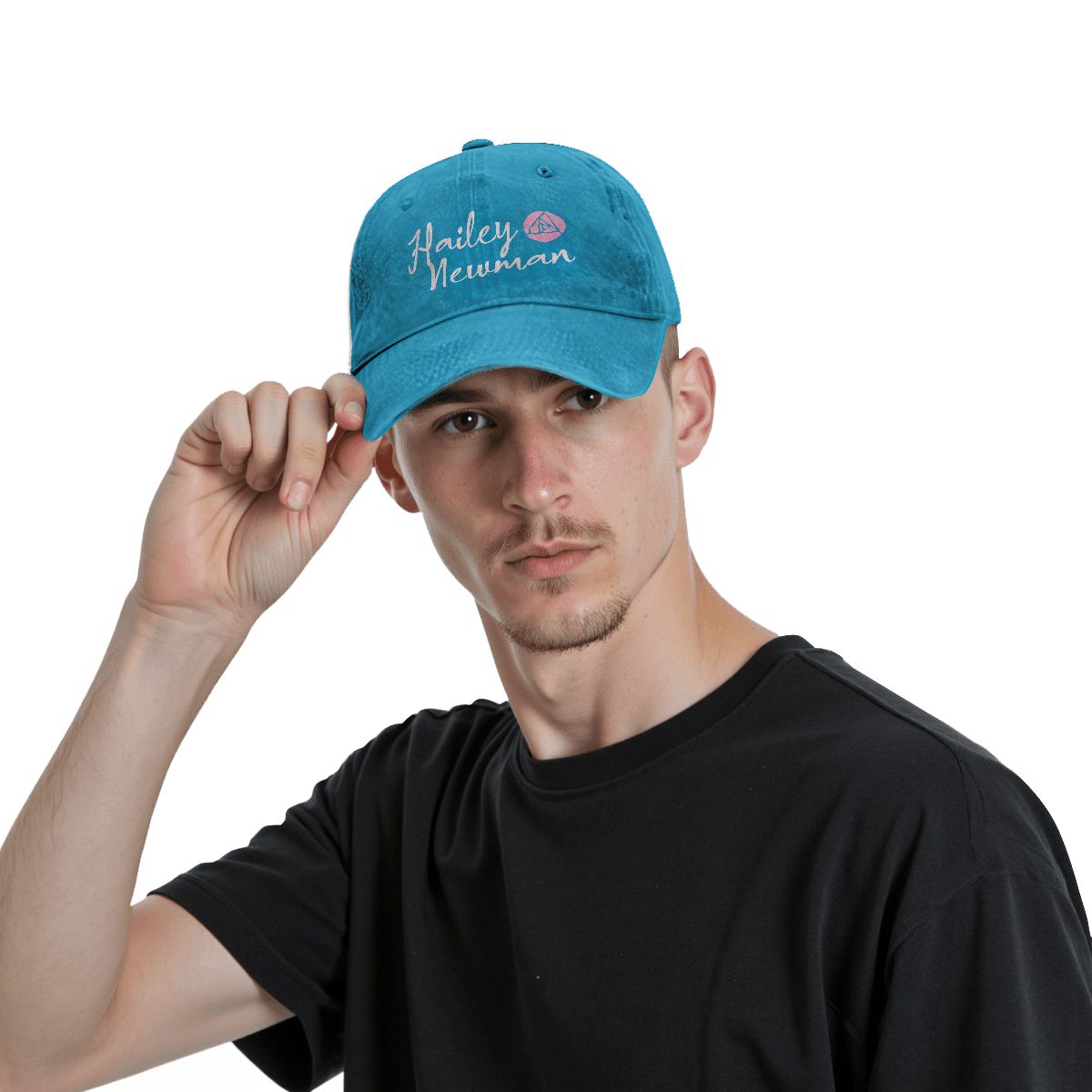 Unisex Washed Denim Baseball Cap