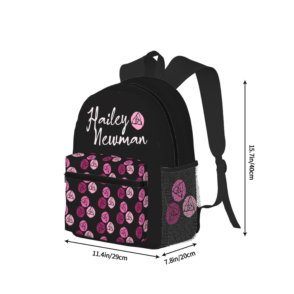 Hailey Newman | Oxford Backpack with Changeable Pocket Pattern