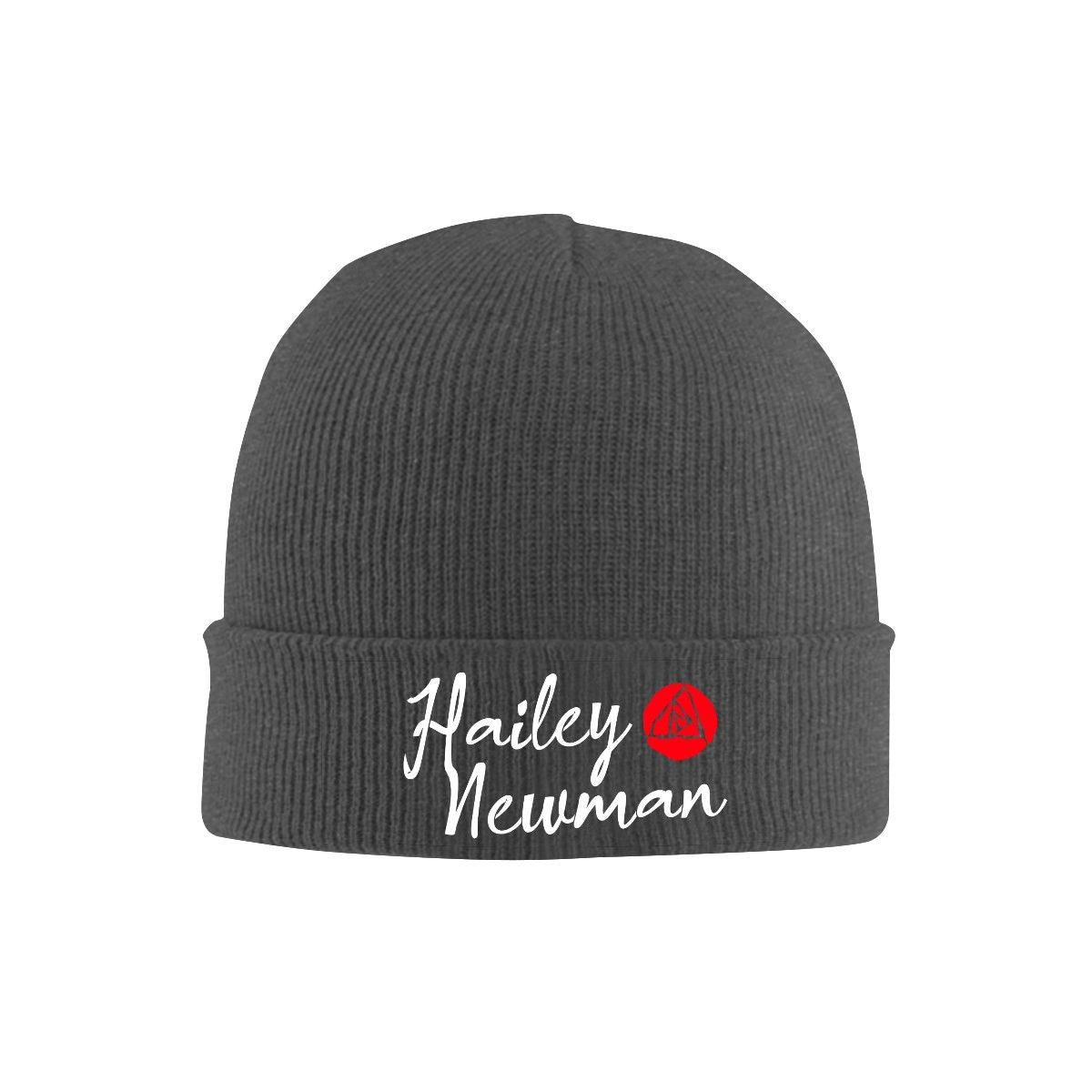 Knit Hat with Heat Transfer Patch
