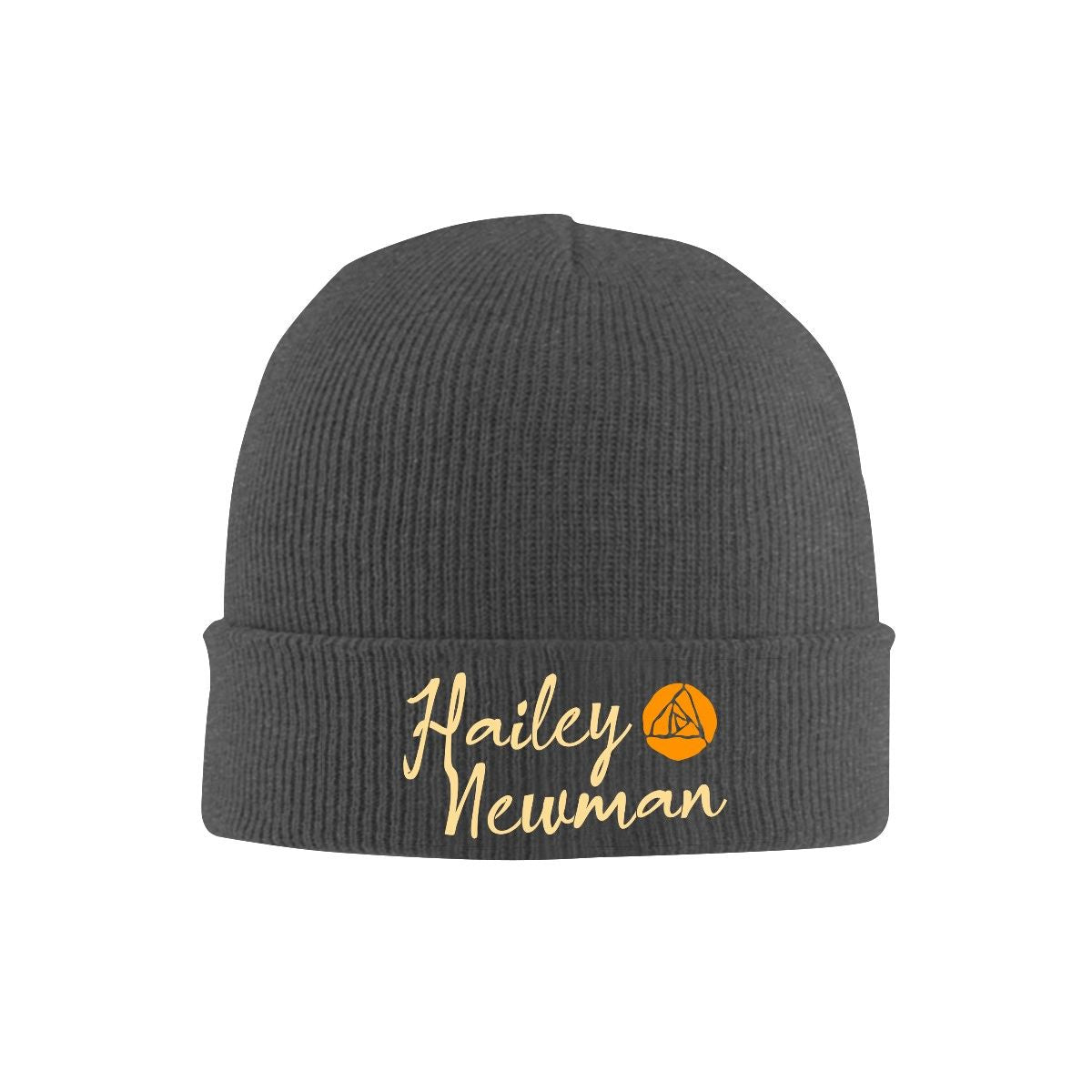Knit Hat with Heat Transfer Patch